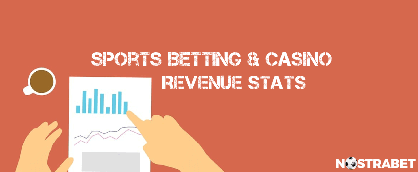 sports betting and casino revenue stats